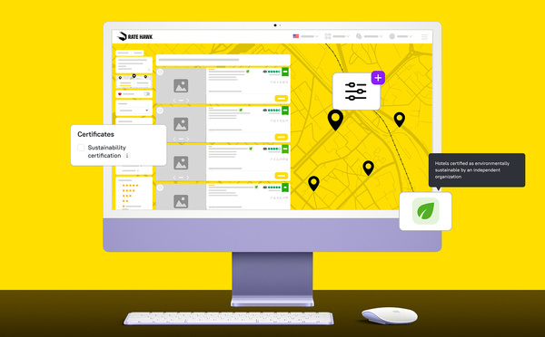 RateHawk déploie un nouvel outil de recherche d'hébergements écoresponsables