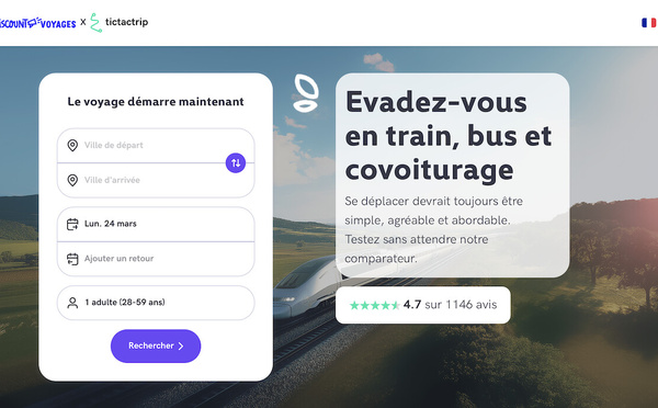 Cdiscount Voyages élargit son offre avec le train !