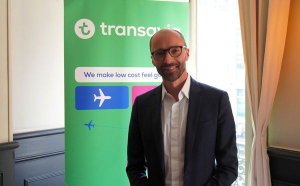 Nicolas Hénin, le directeur commercial de Transavia France, à Paris ce 10 avril - Photo : C.Hardin