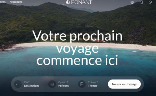 PONANT EXPLORATIONS dévoile son nouveau site Internet - Photo : @PONANT 