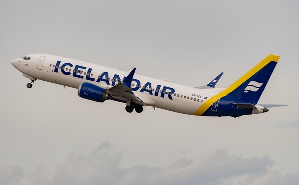 Icelandair : 828 000 passagers transportés et des chiffres en hausse