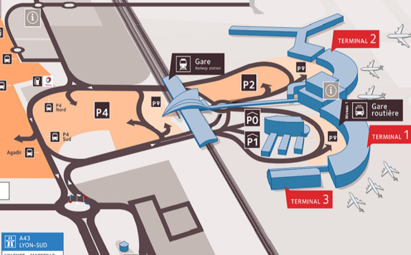 Lyon : les navettes des parkings privés ne sont pas les bienvenues à l'aéroport Saint-Exupéry
