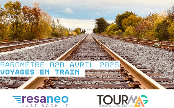 TourMaG publie le premier baromètre B2B du voyage en train avec Resaneo ! - Photo Canva