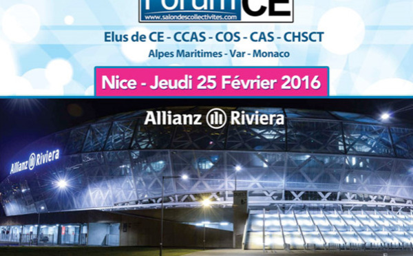 Nice : la Salon des CE et des Collectivités à l'Allianz Riviera le 25 février 2016