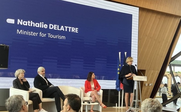Nathalie Delattre, ministre déléguée chargée du tourisme (Photo Paula Boyer)