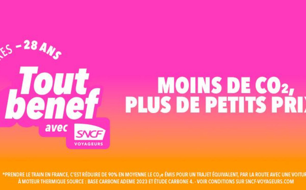 SNCF offre 25000 lots aux moins de 28 ans - Photo : @SNCF