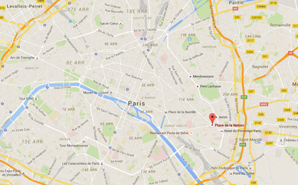 Paris : des centaines de VTC manifestent place de la Nation