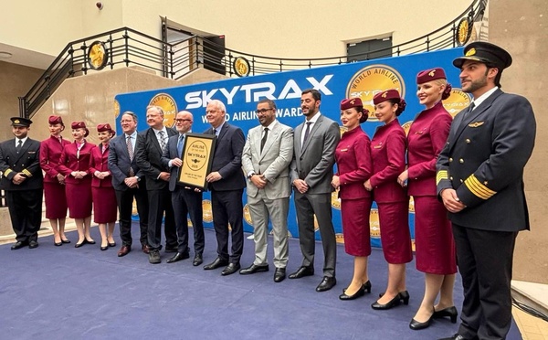 Quatar Airline élue meilleure compagnie aérienne 2025. Photo C. HARDIN