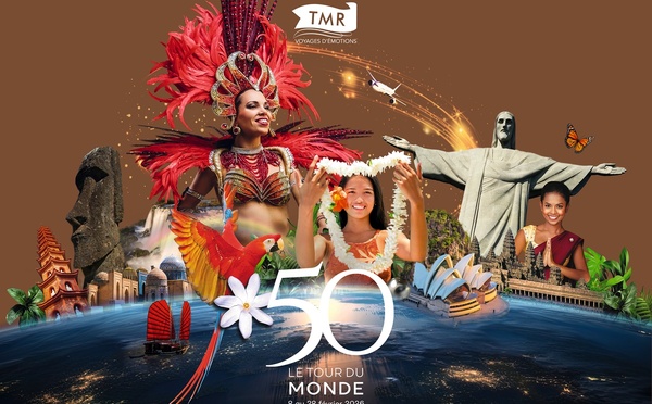 TMR réalisera, du 8 au 28 février 2026, son 50e tour du monde en avion privé - Photo TMR