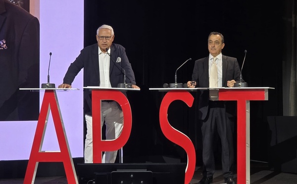 Mumtaz Teker et Emmanuel Toromanof lors de l'Assemblée générale de l'APST - Photo CE