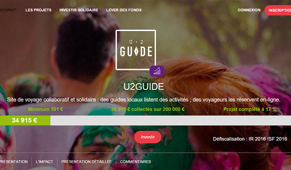 Tourisme Solidaire : U2GUIDE cherche à lever 380 000 € via une campagne de crowfunding