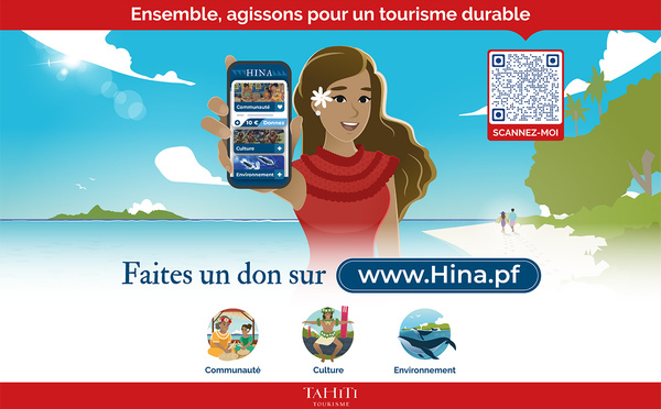 Tahiti Tourisme lance HINA : une plateforme de dons pour un tourisme plus durable