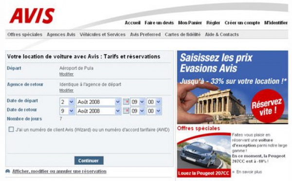 Le site d’Avis France fait peau neuve