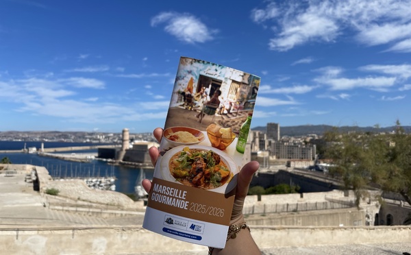 Avec un tirage de 8 000 exemplaires, le guide "Marseille Gourmande" est offert à l’Office de Tourisme et des Congrès de Marseille - @MF