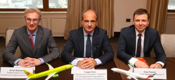 Russie : Emirates et S7 signent un accord de partage de codes