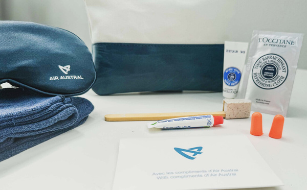 Nouveaux essentiels de vol fournis par Air Austral. Photo : Air Austral