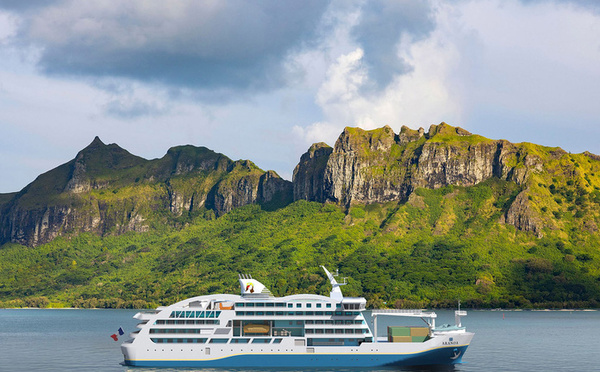 L’Aranoa embarquera ses premiers passagers le 6 mars 2027 au départ de Papeete. @Aranui