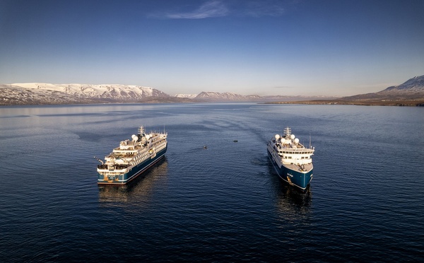 Le SH Diana et le SN Vega, deux des navires de Swan Hellenic que pourront découvrir les clients de Plein Cap Croisières - Photo : Swan Hellenic