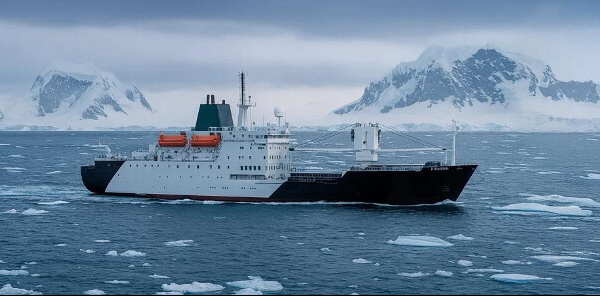 Le Terra Nova, navire de 105 mètres, entièrement rénové en 2022,  allie désormais robustesse et confort premium - Photo : Grands Espaces