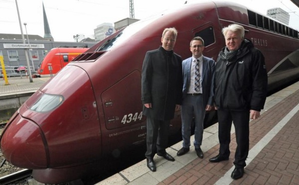 Thalys : coup d'envoi de la ligne Paris - Dortmund (Allemagne)