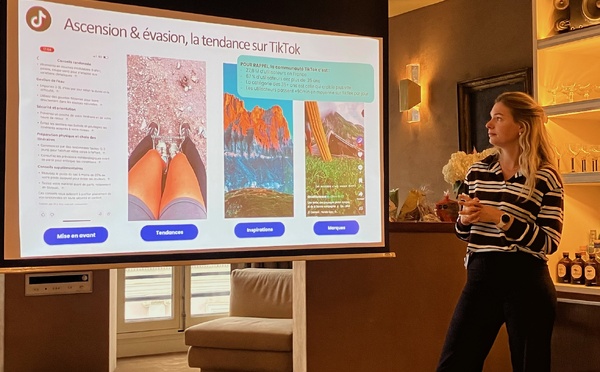 La présentation de l'étude Skyscanner, en partenariat avec Tik Tok - Photo : T.Beaurepère