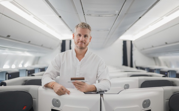 Air France s’envole avec Yann Couvreur en cabine Business long-courrier - Photo Eliot Blondet Air France