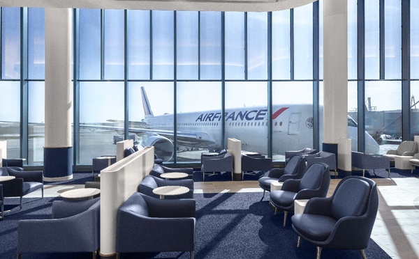 Salon aéroport de Chicago : Air France Business Lounge in Chicago, USA ©Air France
