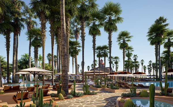 Vue des jardins du Bahia Principe Luxury Tenerife - Image de synthèse © Bahia Principe Hotels & Resorts