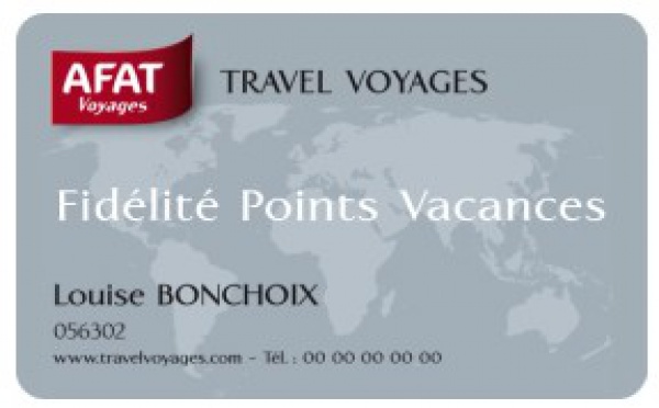 Fidélité : Afat Voyages lance sa Carte Points Vacances