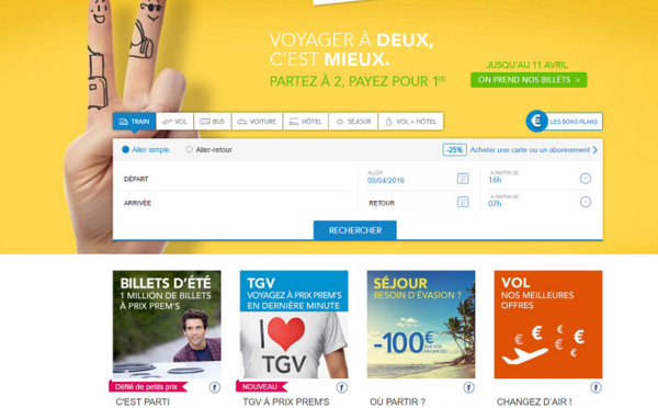 Voyages-sncf.com : 10 millions d’euros pour gagner la bataille du rail