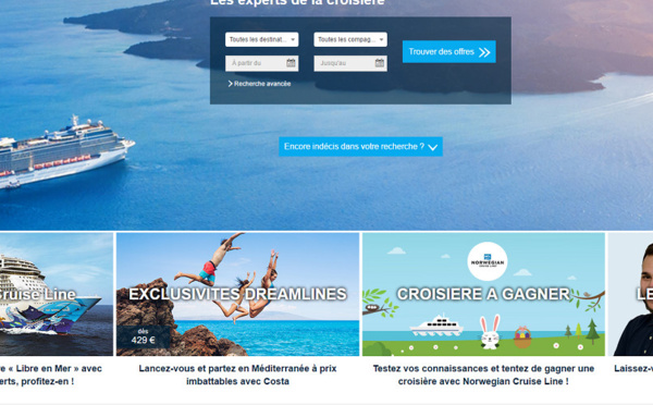 Dreamlines France à la recherche de vendeurs de croisières qui savent se démarquer