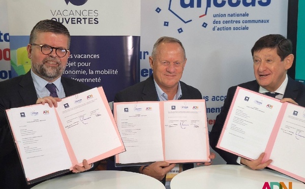 Vacances Ouvertes, l’Unccas et ADN Tourisme s’engagent pour augmenter le taux de départ en vacances