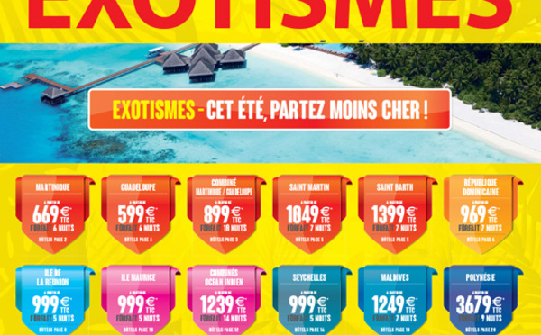 Cet été, partez moins cher avec Exotismes !