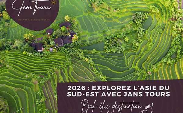 2026 démarre en trombe : Jans Tours surfe sur une année exceptionnelle, avec Bali élue World Destination #1
