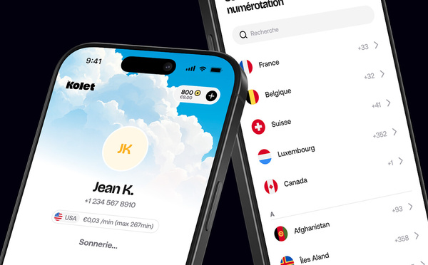 Kolet enrichit son application avec les appels internationaux