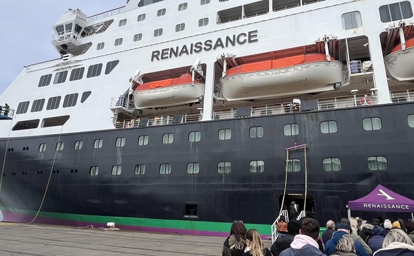 A Dunkerque, le Renaissance (CFC Croisières) a inauguré son nouveau port d’attache