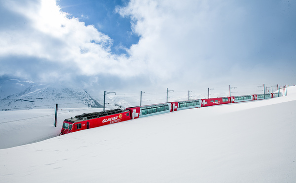 Traverser les Alpes en hiver avec le Glacier Express
