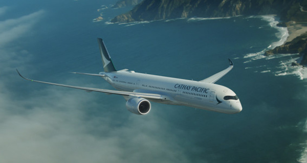 Cathay Pacific reçoit son premier Airbus A350