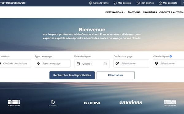 Le Groupe Kuoni France lance un nouveau site BtoB !