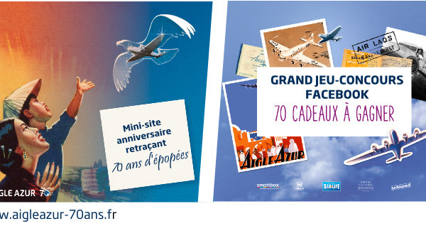 Aigle Azur multiplie les opérations pour son 70ème anniversaire