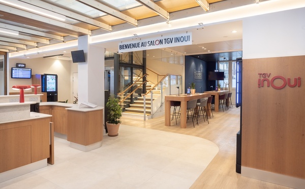 Paris Gare de Lyon : le salon TGV INOUI fait peau neuve