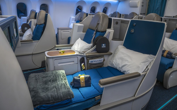 Air Tahiti Nui enrichit le confort de sa classe Poerava Business