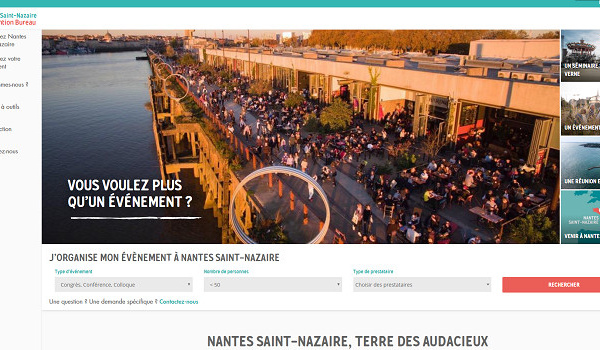 Nantes Saint-Nazaire : le Convention bureau lance son nouveau site Internet