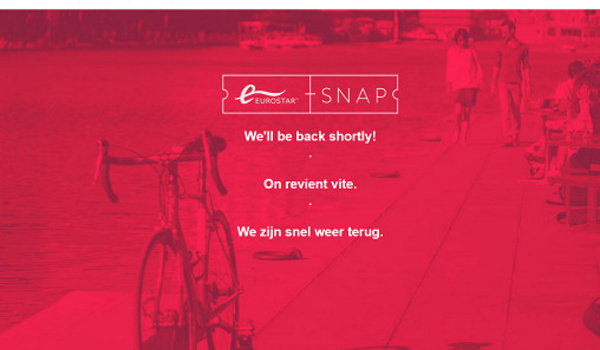Eurostar : la plateforme Snap sera accessible tout au long de l'année