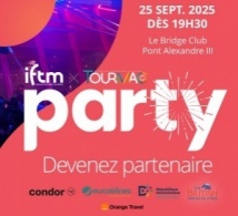 Devenez partenaire de la soirée IFTM TourMaG Party !