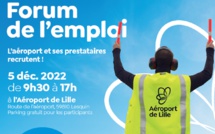 L'aéroport de Lille organisera le 1er forum de l'emploi, le 5 décembre 2022 - DR