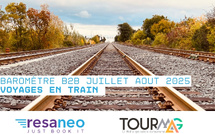 Baromètre B2B des voyages en train en juillet et août 2025 - Photo Canva