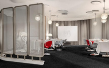Air France présente le réaménagement de son salon "La Première" à Paris-Charles de Gaulle