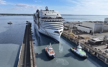 MSC World Atlantic : le futur navire de MSC mis à flot à Saint-Nazaire