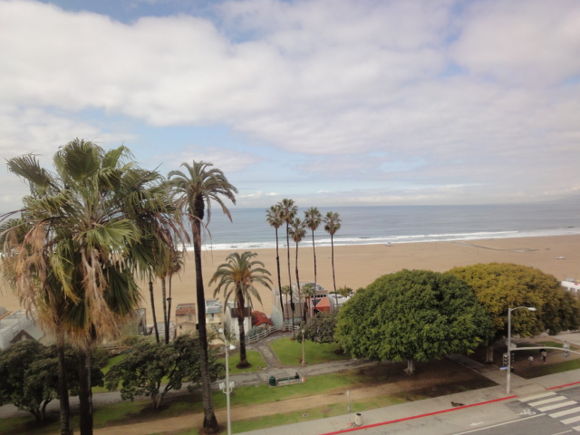 La plage de Santa Monica La plage de Santa Monica